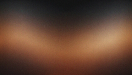 Black, Brown abstract background glowing grainy texture poster header backdrop cover design. Grainy retro texture featuring sleek flowing gradients