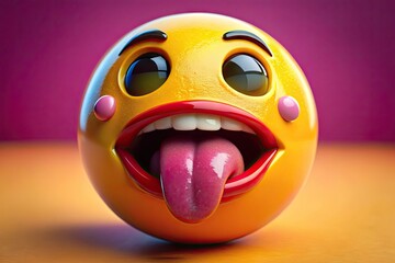Drool Emoji Icon Representing Desire and Craving in Digital Communication and Social Media Contexts