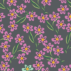 Abstract elegance pattern with floral background.