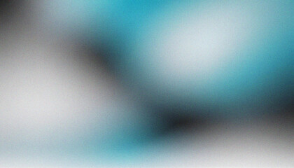 blurred colors noise textured banner design Cyan, Grey, White, Black. Bold grainy texture with dynamic grainy gradient transitions