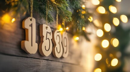 DIY Advent calendar for Christmas