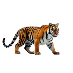 Obraz premium tiger ,isolated on white background , transparent png image