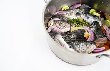Rainbow Trout and Herbs and Spices as Ingredients for Fish Broth Stock