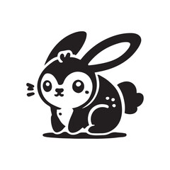 Cute Rabbit Illustration