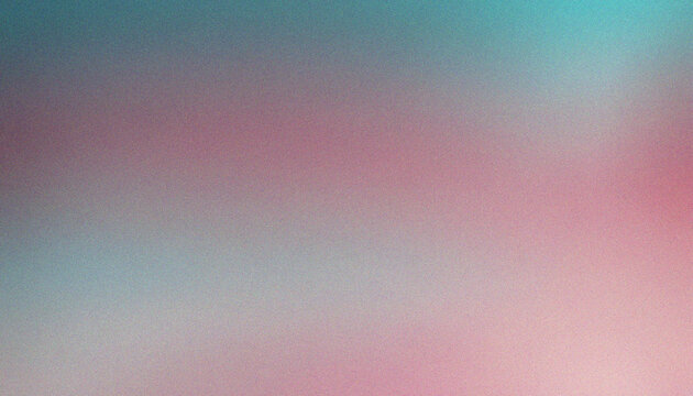 color gradient abstract pattern on background Dusty Rose, Teal Blue. Bold grainy backdrop featuring bold grainy texture patterns
