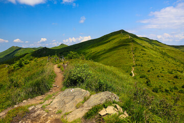 A walk in the Bieszczady National Park.