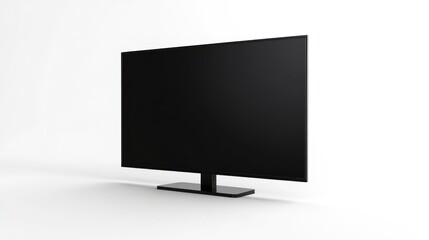 A sleek, modern television set displayed on a minimalist background.