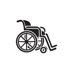 Wheelchair for Accessibility vector