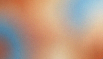 Copper, Warm Beige, Powder Blue backdrop banner poster design. Smooth color texture featuring dynamic grainy gradient patterns