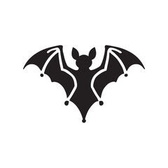 Flying Bat Silhouette vector