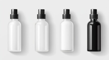 Realistic Spray Bottle Mockup -- AI Generated
