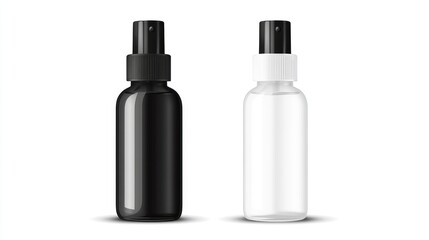 Realistic Spray Bottle Mockup -- AI Generated