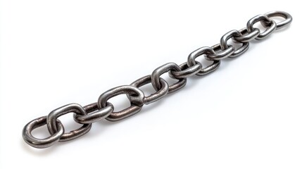 Fototapeta premium Single Metal Chain -- AI Generated