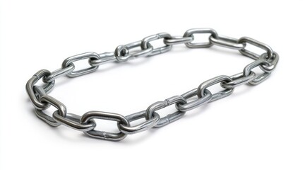 Obraz premium Single Metal Chain -- AI Generated