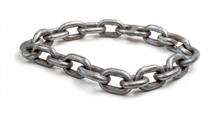 Obraz premium Single Metal Chain -- AI Generated