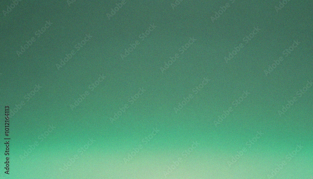 Wall mural emerald green, ivory color gradient background blurred neon color flow. bold grainy pattern with bol