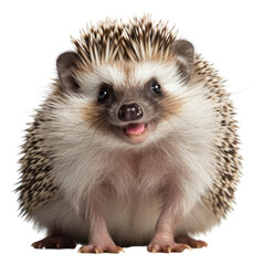 Obraz premium PNG Smiling hedgehog porcupine animal mammal.