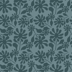 Abstract elegance pattern with floral background.