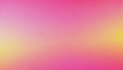 Grainy gradient background noisy texture banner header cover poster backdrop design Pink, Yellow. Vibrant 3D banner for a retro grainy banner design