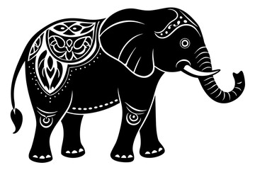Fototapeta premium Elephant Majestic Wildlife Illustrations and Images for Creative Projects