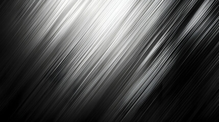 Abstract Background with Diagonal Lines in Gray and Black