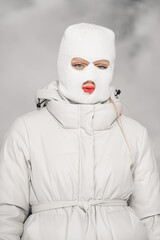 White balaclava