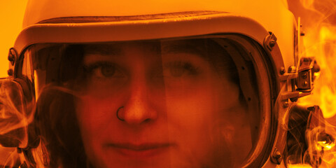 Cosmonaut helmet