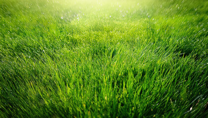 A natural green grass field background, showcasing a light and airy outdoor environment, perfect for nature-themed visuals and serene settings.