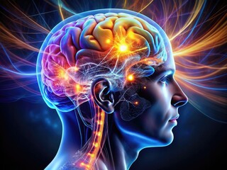 Obraz premium Exploring the Location and Function of the Limbic System in the Human Brain Anatomy and Neuroscience