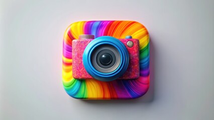 Eye-catching subscribe icon design for digital content, social media, and online platforms usage