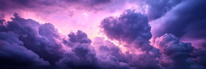 cloudy purple sky