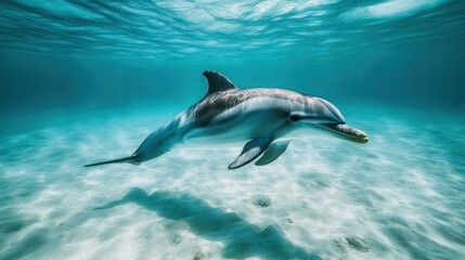Fototapeta premium Dolphin Underwater