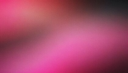 Pink, Brown, Black Grainy gradient background grunge noise texture smooth blurred backdrop website header design. Smooth color flow with bold grainy texture accents