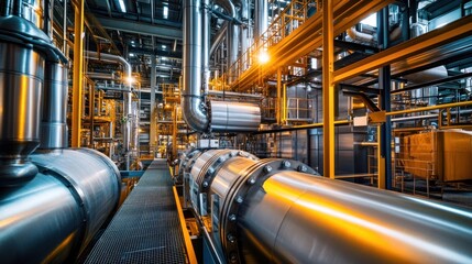 Industrial Piping System