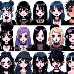 Obraz premium Alt face set