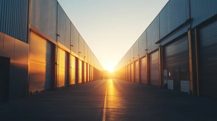 Sunset at the Warehouse