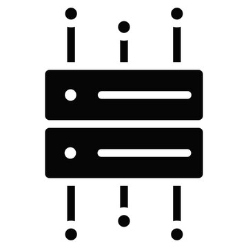 Database Network Vector Icons