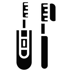 Tooth Brushes Vector Icons