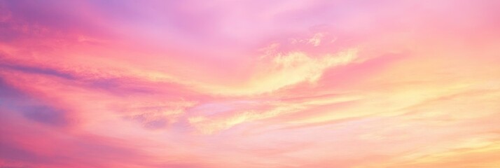 Obraz premium pink and orange sky