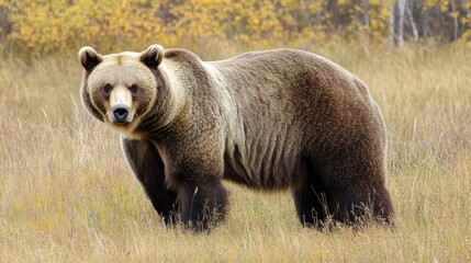 Obraz premium A Brown Bear in the Wild