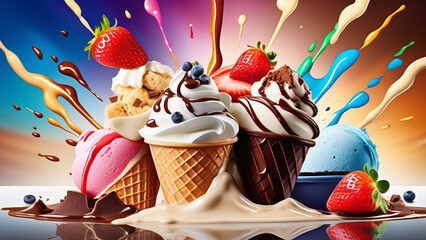 Ice Cream Explosion