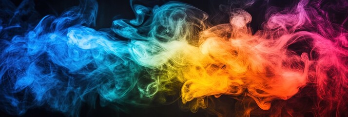 Fototapeta premium rainbow smoke 