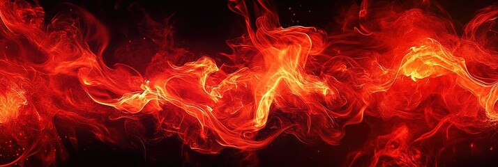 Fototapeta premium red flames 