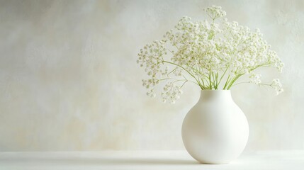 Fototapeta premium White Flowers in a Vase