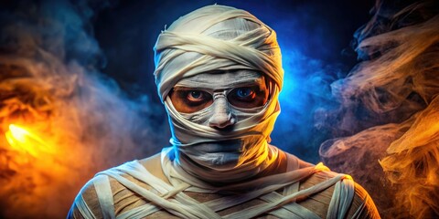 Fun and Spooky Mummy Costume for Halloween Celebrations and Themed Parties with Bandage Details