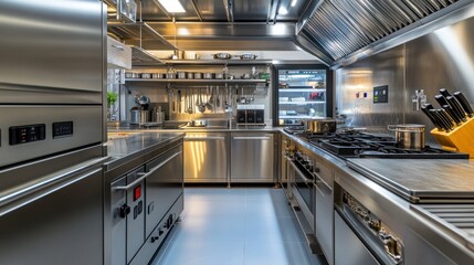 Stainless Steel Kitchen Interior