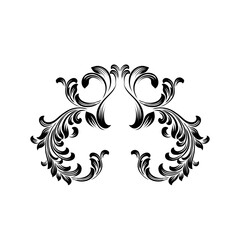 Damask Graphic Ornament Floral Design