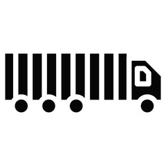 Truck Trailer Vector Icons