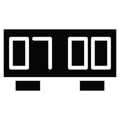 Digital Clock Vector Icons