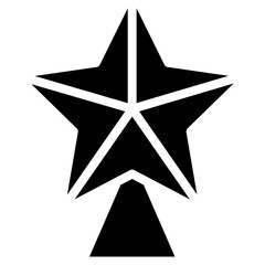 Christmas Tree Topper Vector Icons